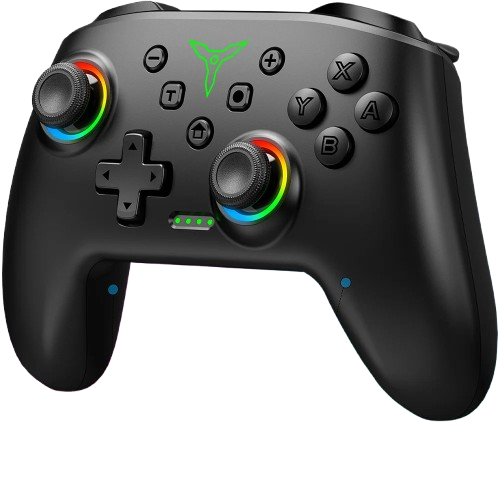 Manette de Jeu Sans Fil RGB - Compatible Nintendo Switch, PC, Android &amp; iOS