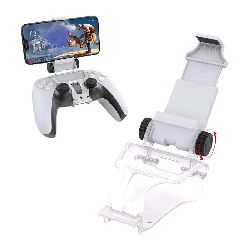 Support Smartphone pour Manette PS5 – Expérience de Jeu Mobile Optimisée